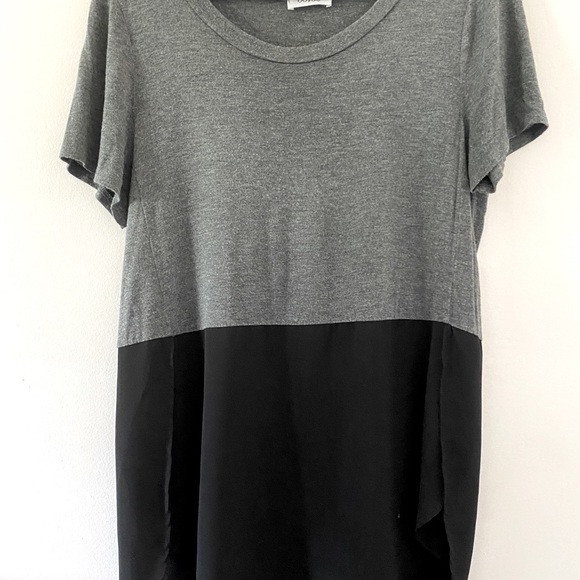 Black and Grey Long T-Shirt - Picture 1 of 2